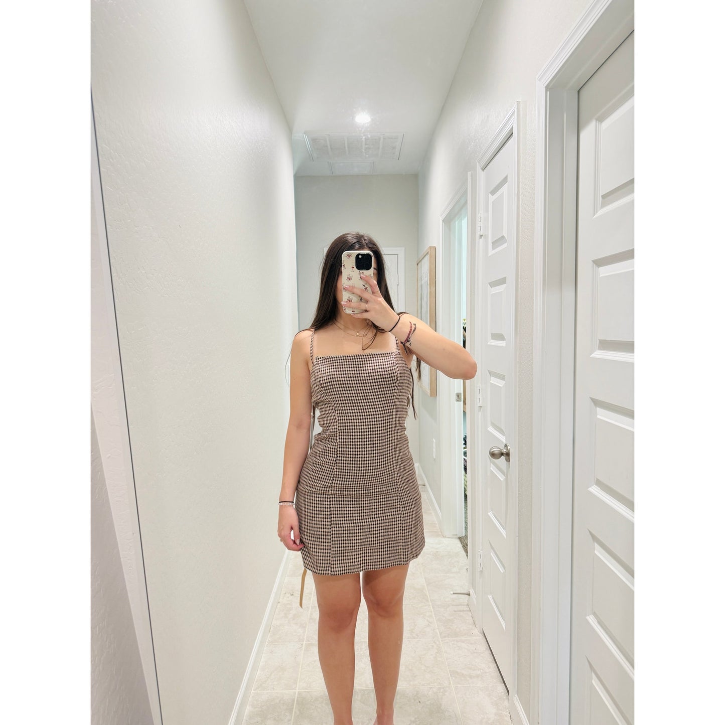 Reformation tovianna linen mini dress - size 6