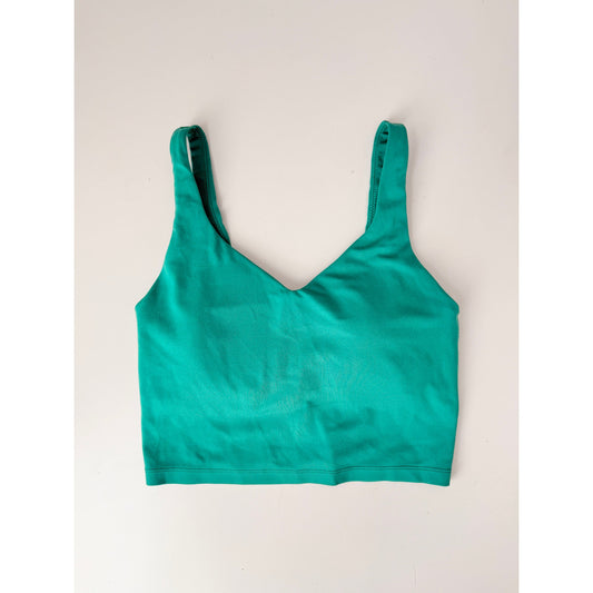 Aerie green athletic crossover biker set - size small