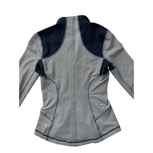 Lululemon navy blue gingham jacket - size 4