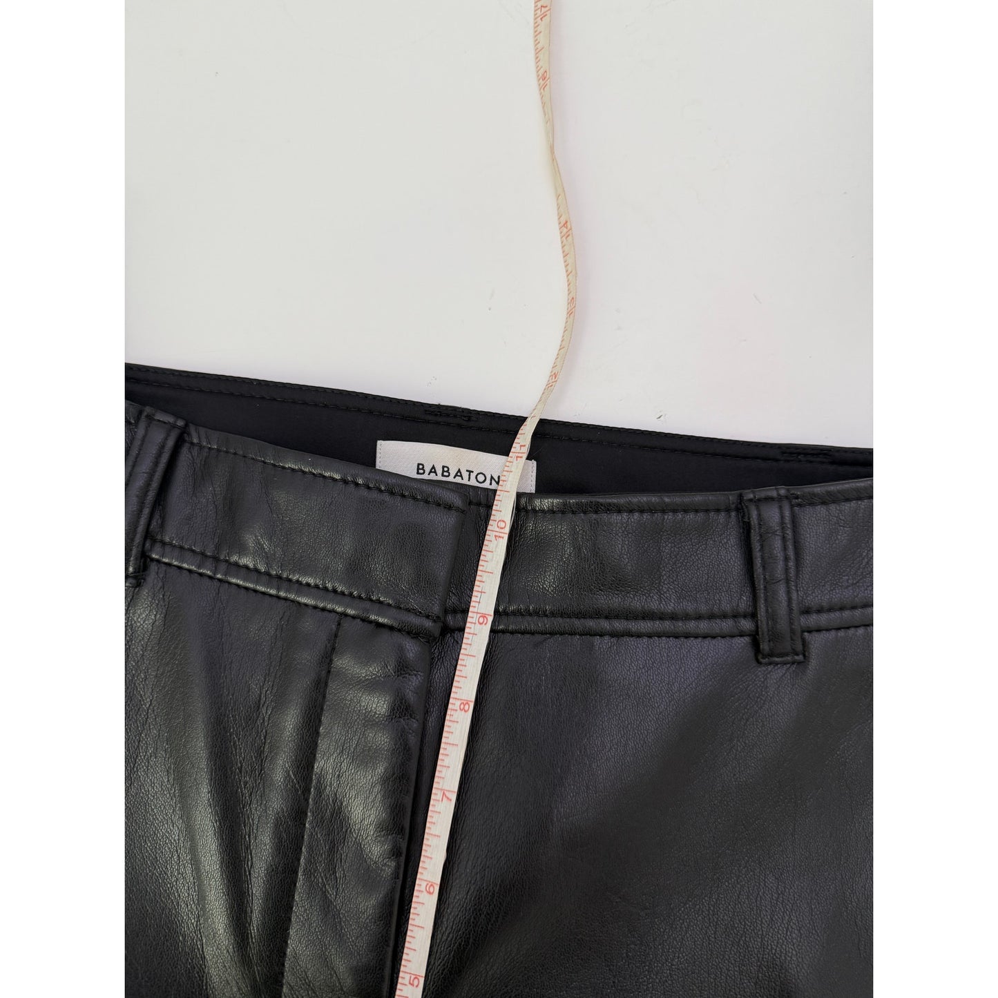 Aritzia Babaton high rise leather pants - size 2