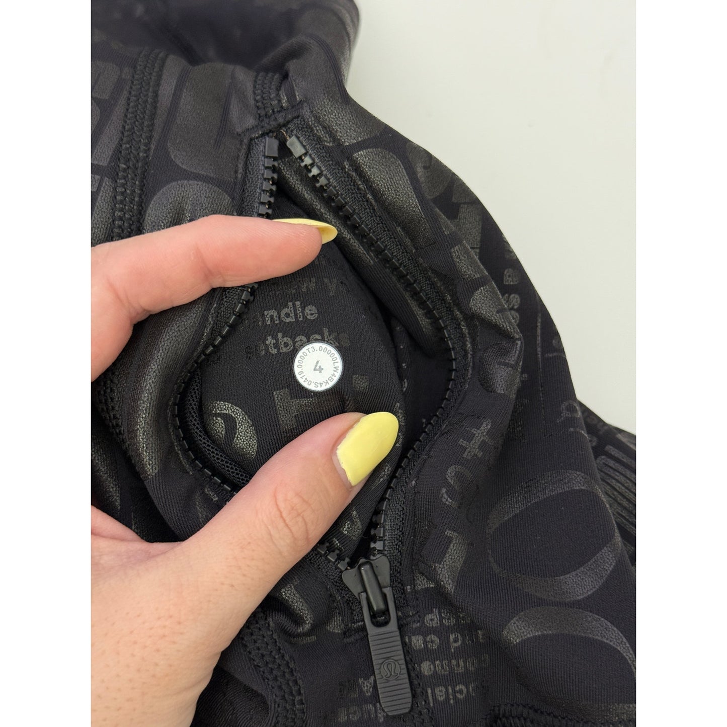 Lululemon foil black define jacket - 20YR Manifesto - size 4