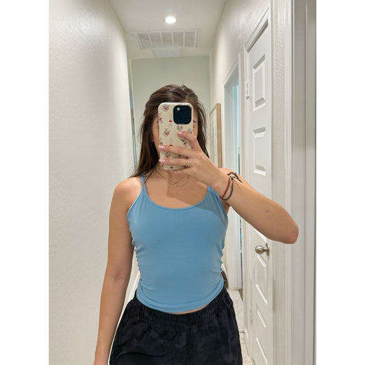 Lululemon blue free to be tank - size 12