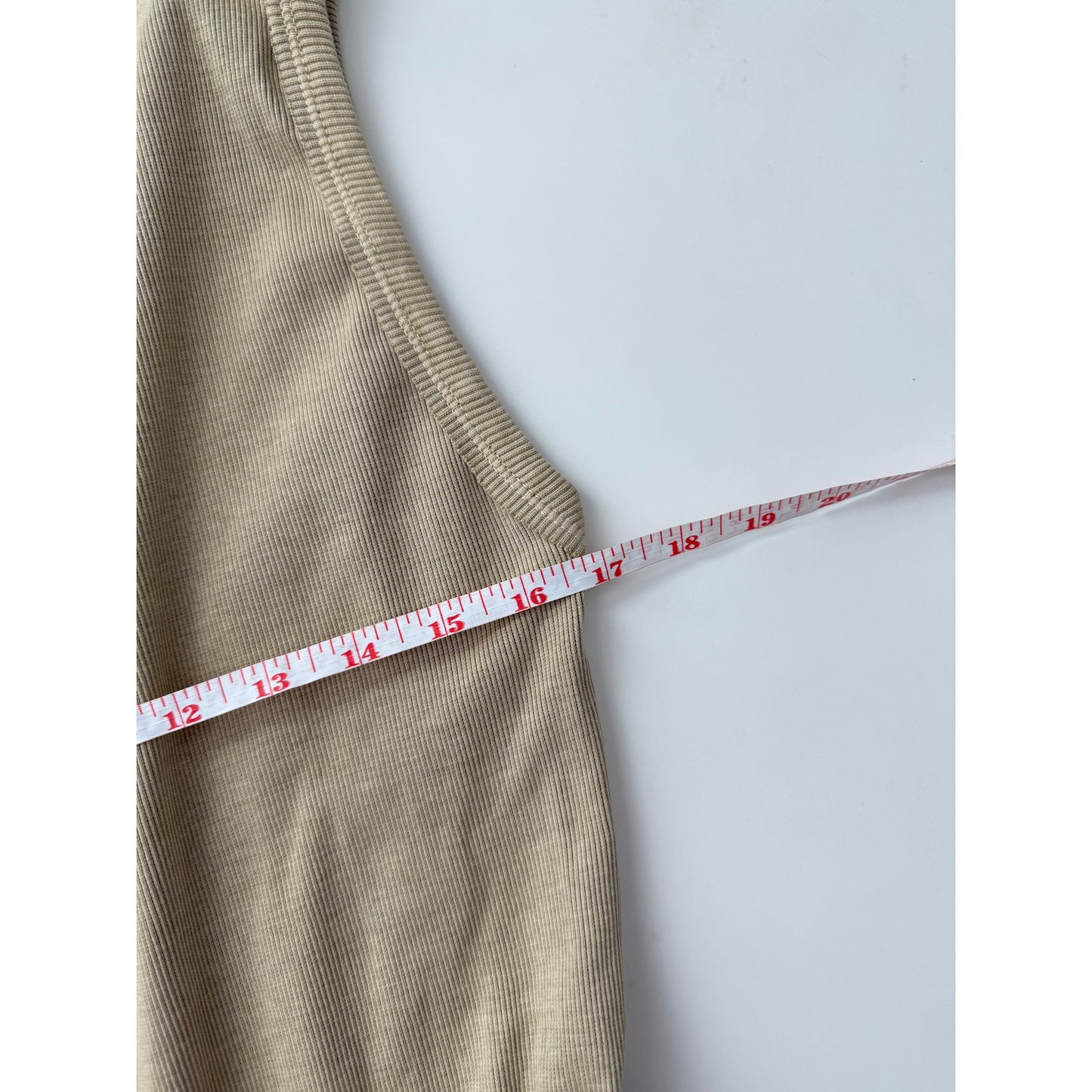 Free People mixed media tan jumpsuit - size small
