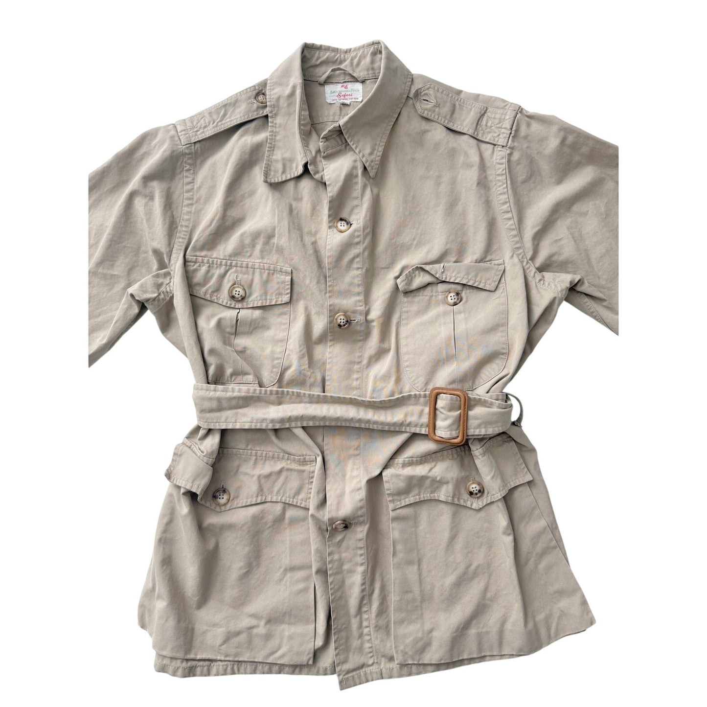 Vintage abercrombie and fitch safari utility jacket - size small