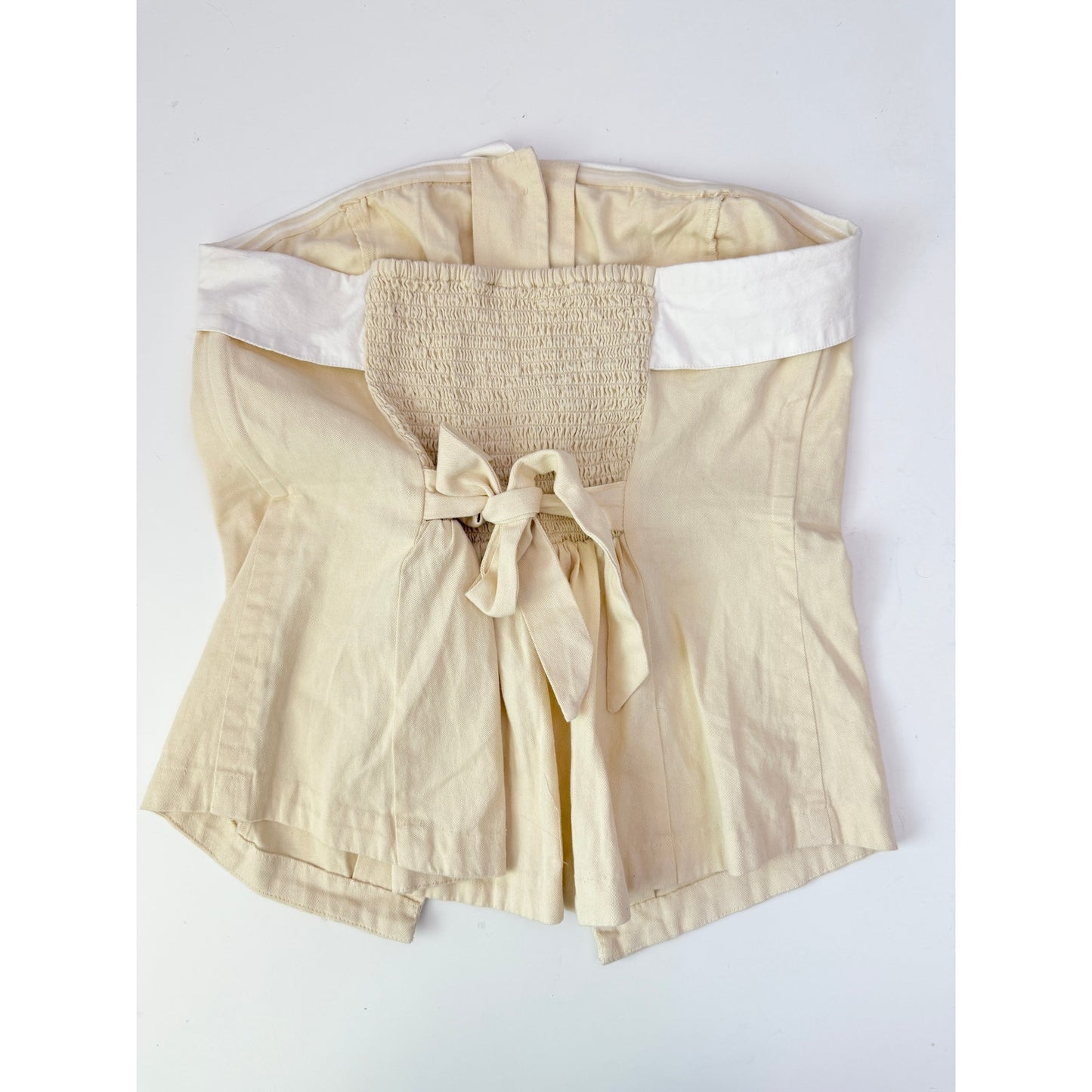 Free people strapless waistcoat vest - size large
