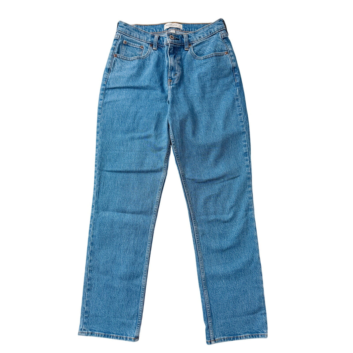 Abercrombie 90's straight mid rise - curve love 4/27 regular