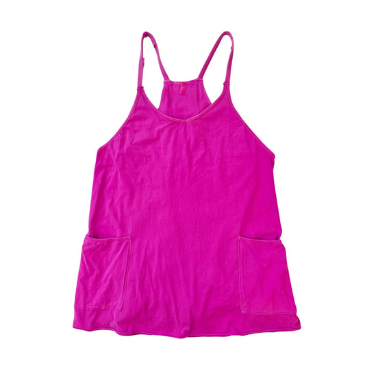 Free People hot pink hot shot mini dress - size large