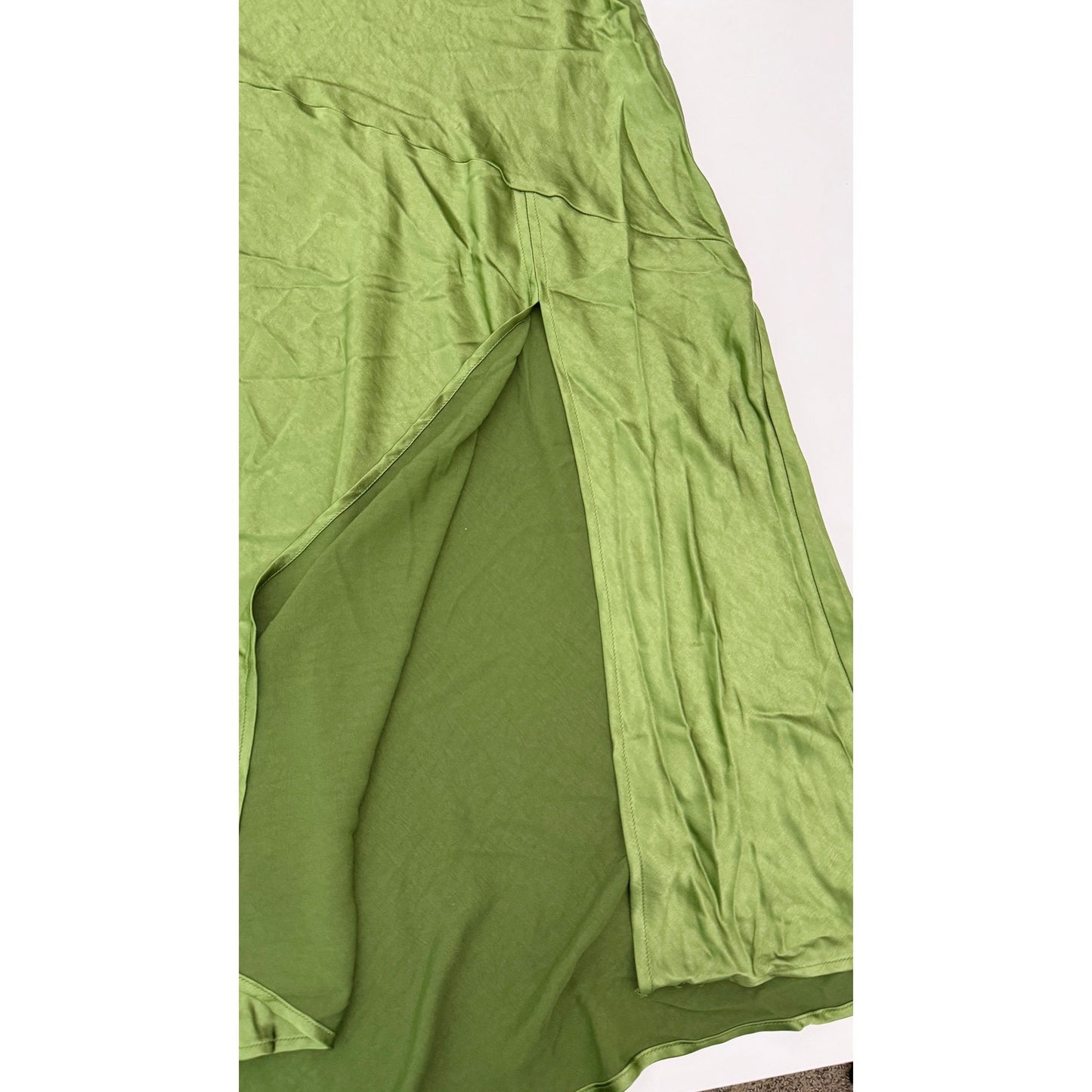 Hello Molly athenian satin maxi dress - size small