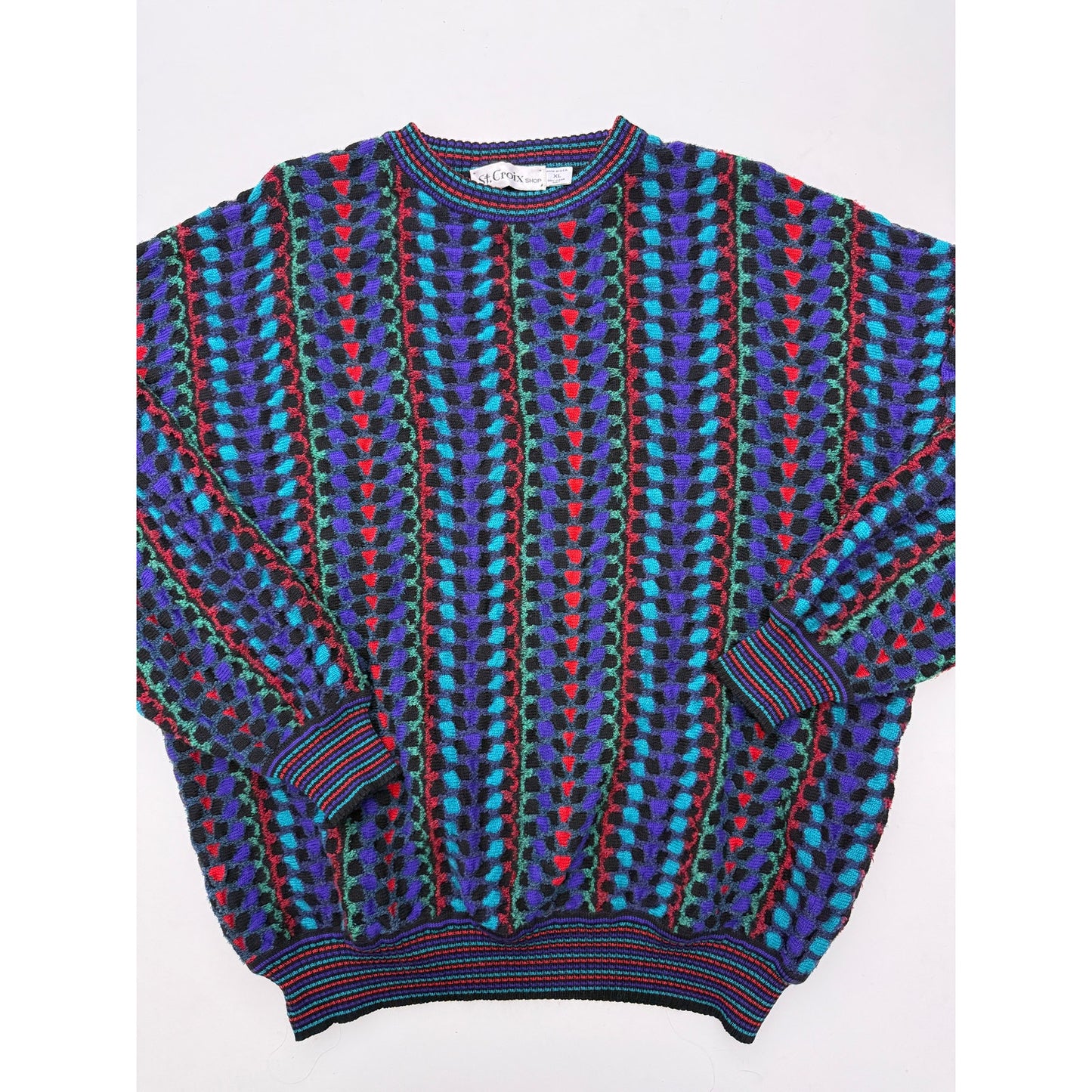 Vintage St. Croix knit sweater - size XL