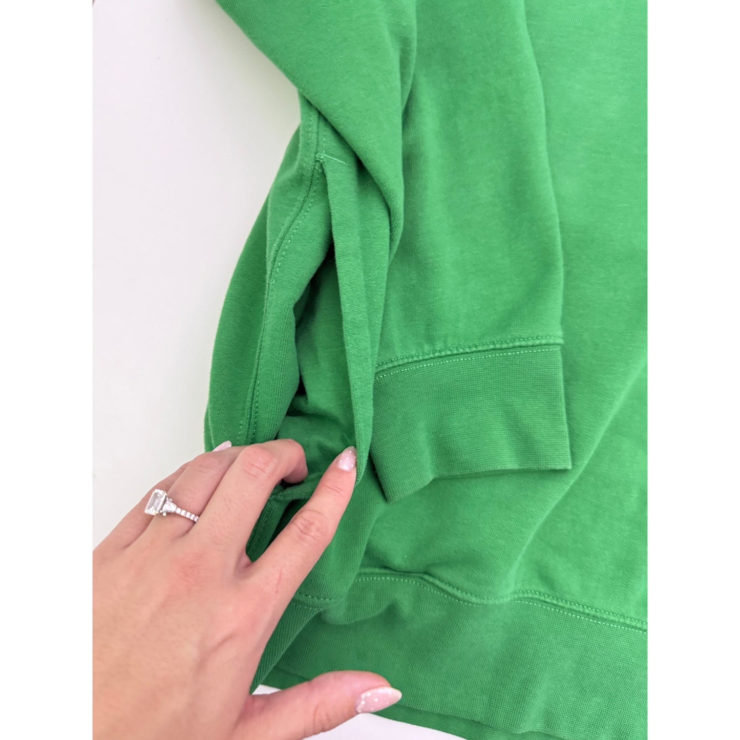 Polo Ralph Lauren green triple pony fleece hoodie - size 2X