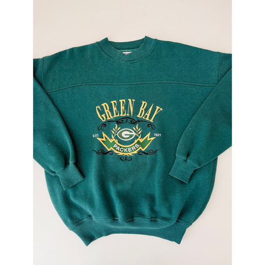 NFL green bay packers vintage crewneck - size large