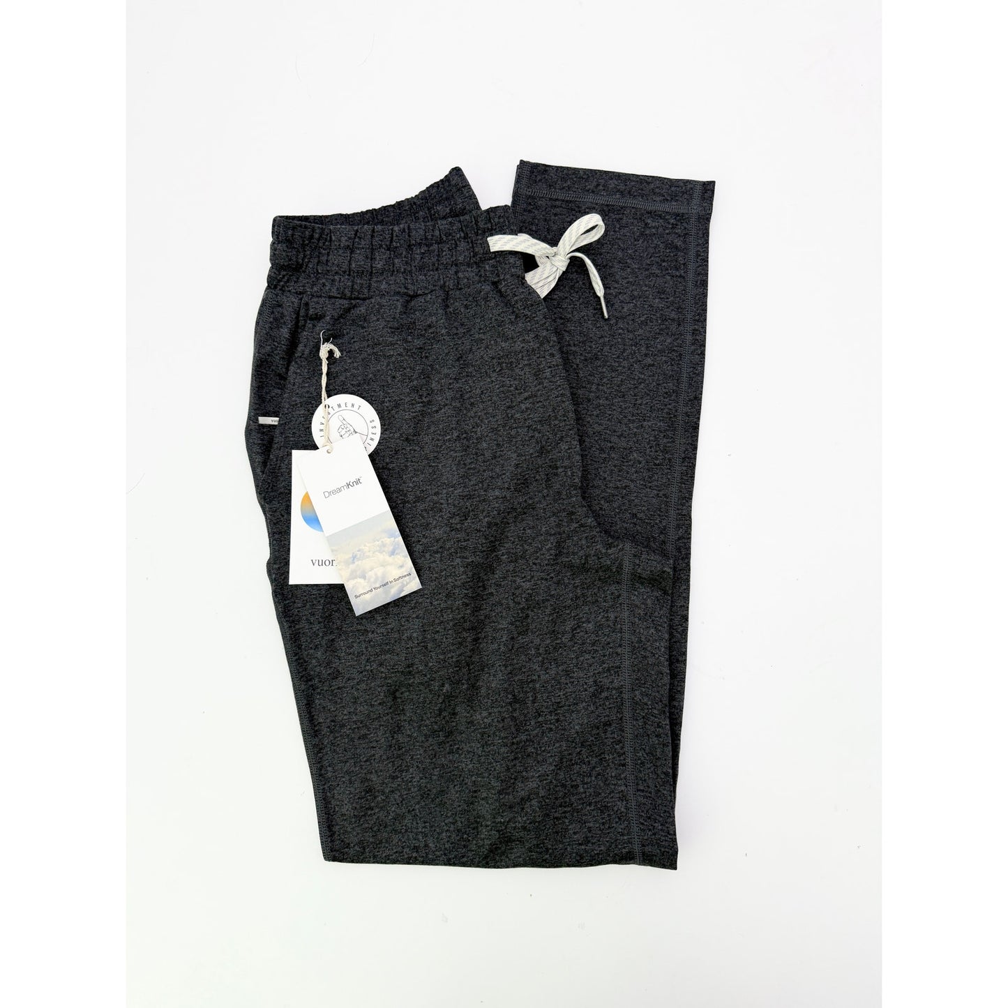 Vuori Men's charcooal heather ponto performance pants - size medium