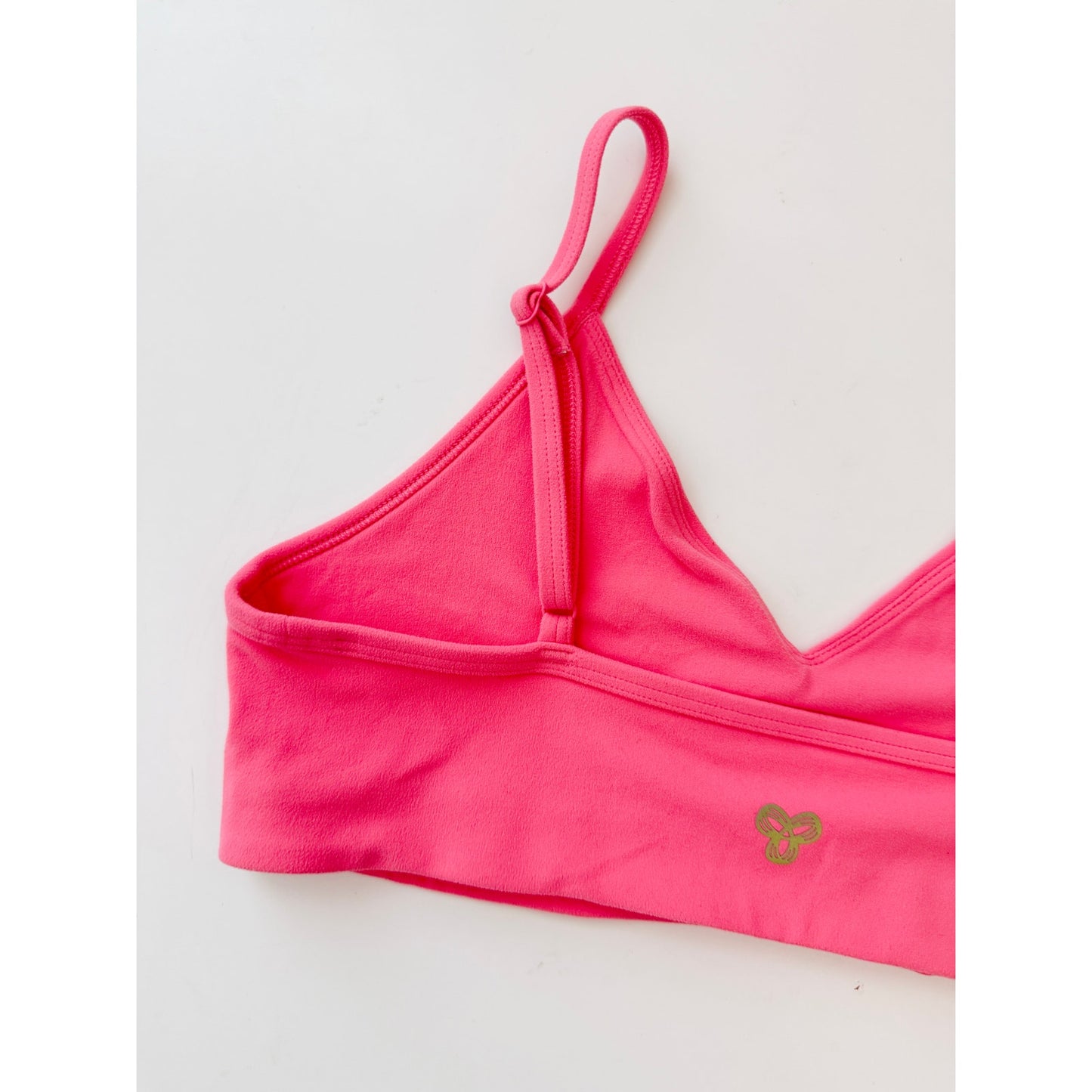 Aritzia golden hold tight pink bra top - size medium
