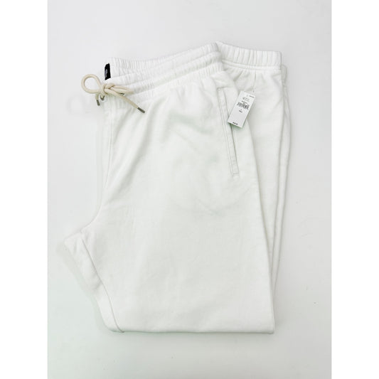 Gap white high rise jogger sweatpants - size large tall