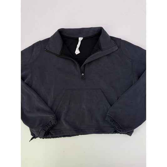 Lululemon brushed softreme half zip  - size 6