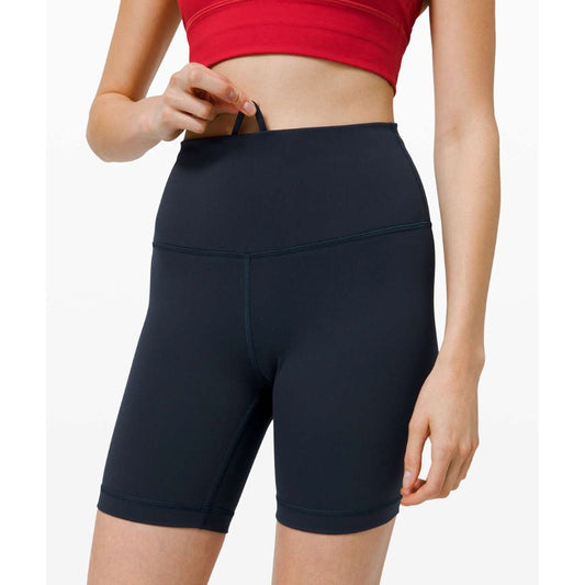 Lululemon Wunder train biker shorts - size 6, 6" inseam