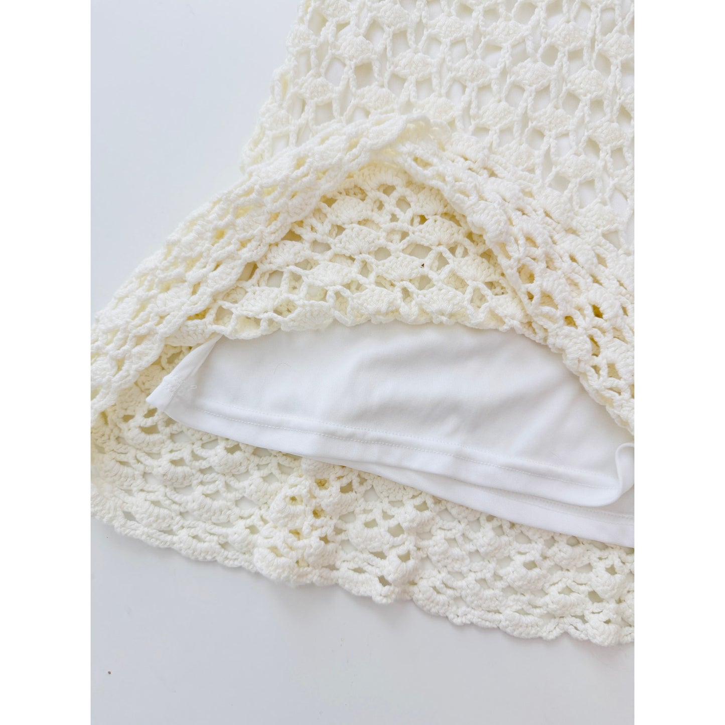 Beginning boutique crochet mini dress - size 6