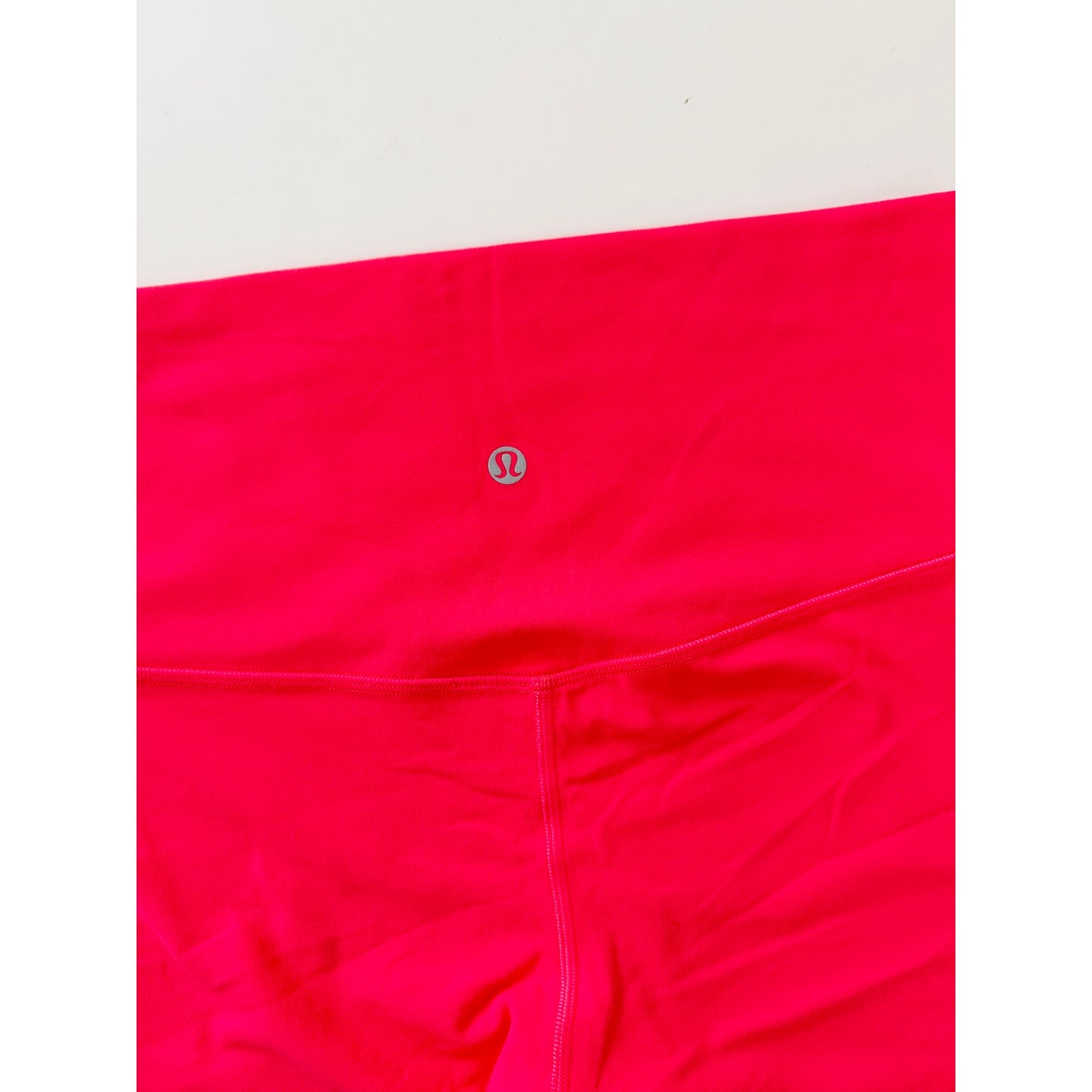 lululemon pink align high rise shorts - size 8, 4"