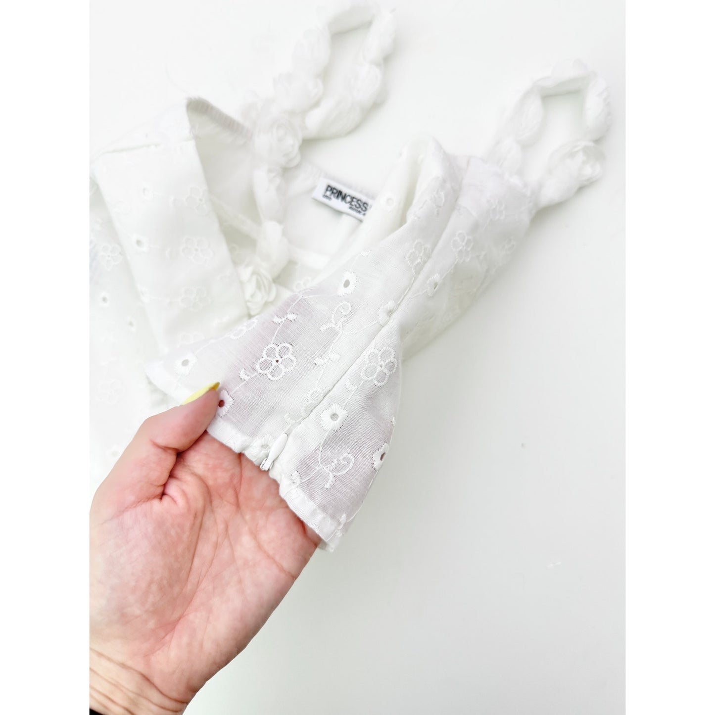 Princess polly franka white floral tank- size 0