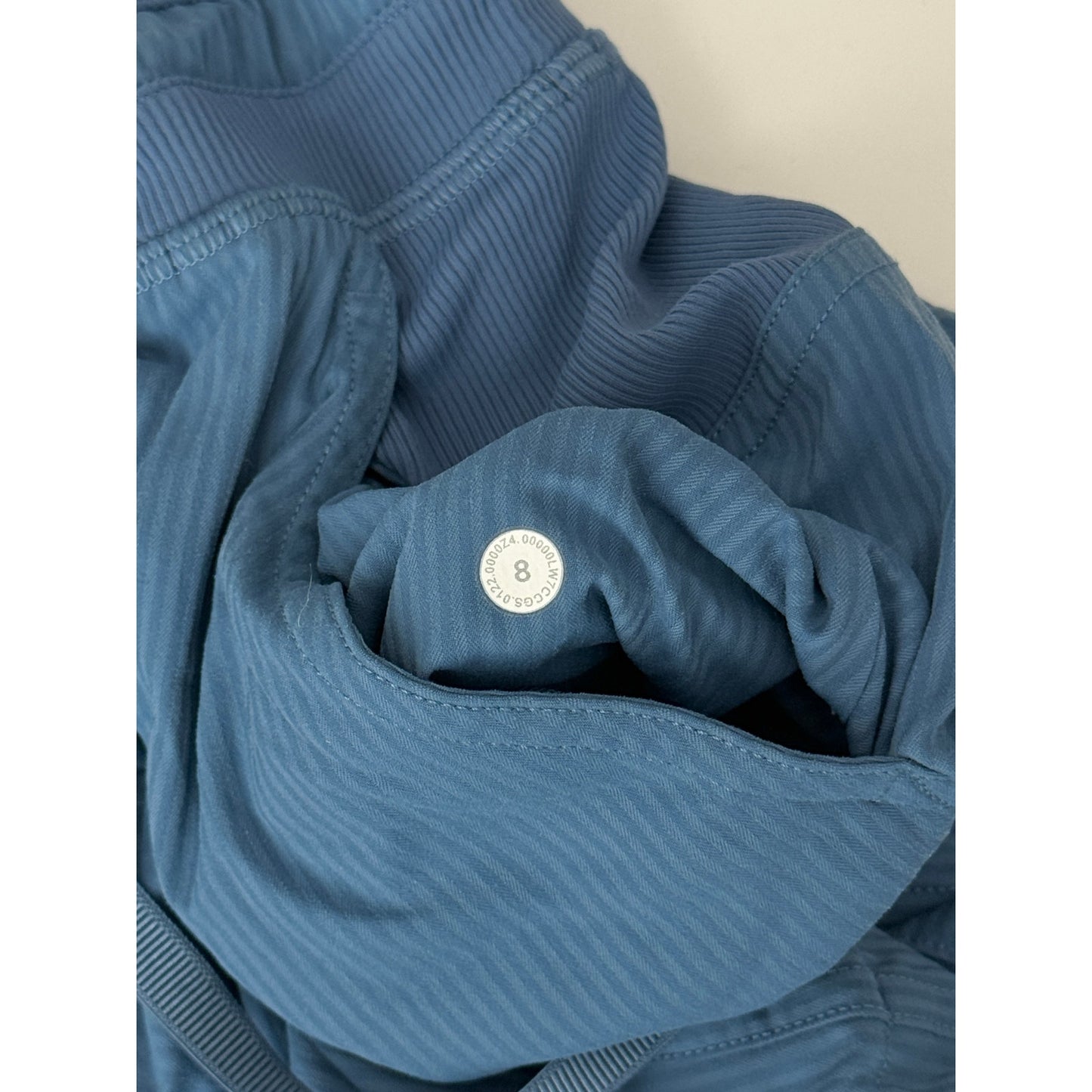 Lululemon high rise dance studio shorts oasis blue  - size 8, 3.5" inseam