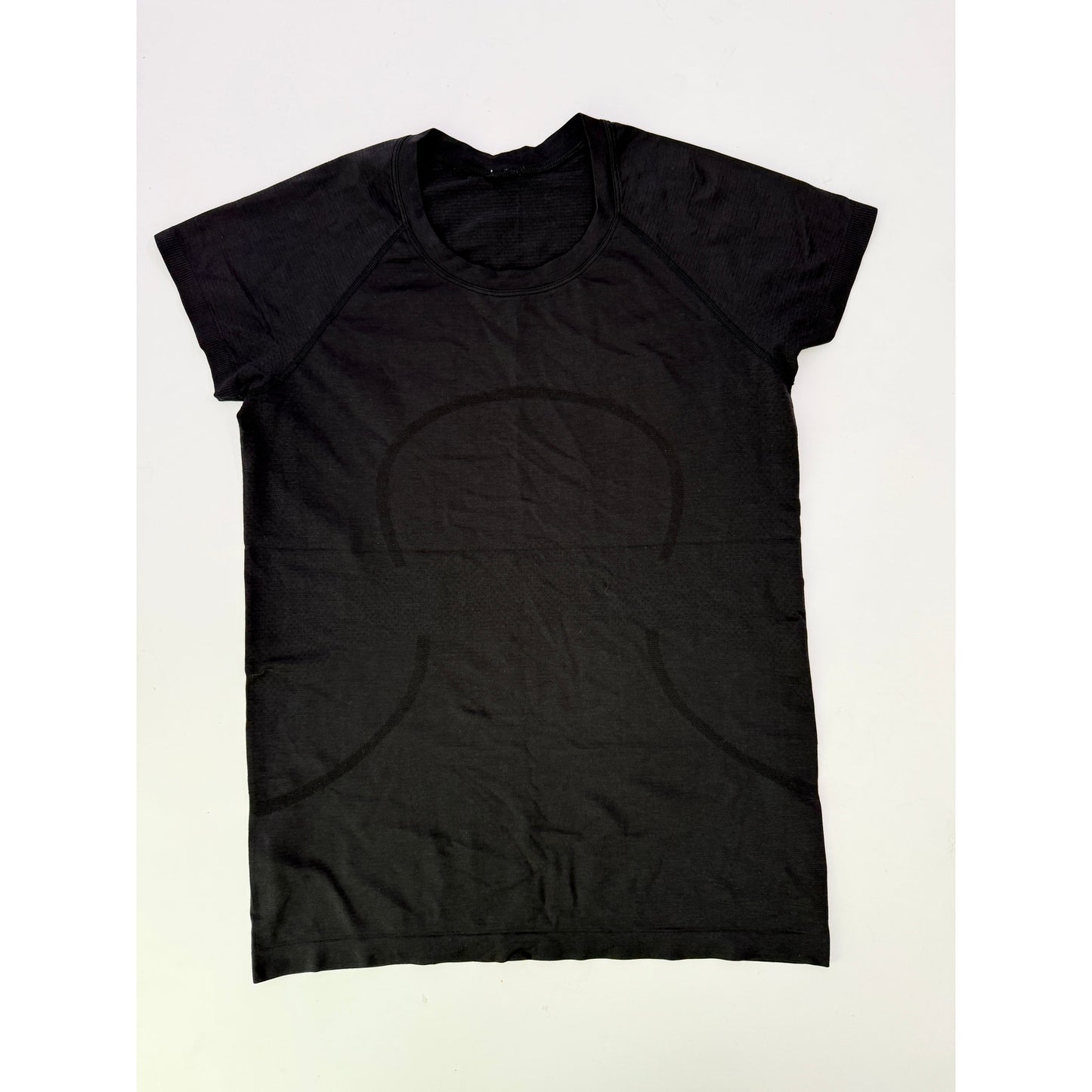 lululemon black short sleeve swifty tech 2.0 - size 10