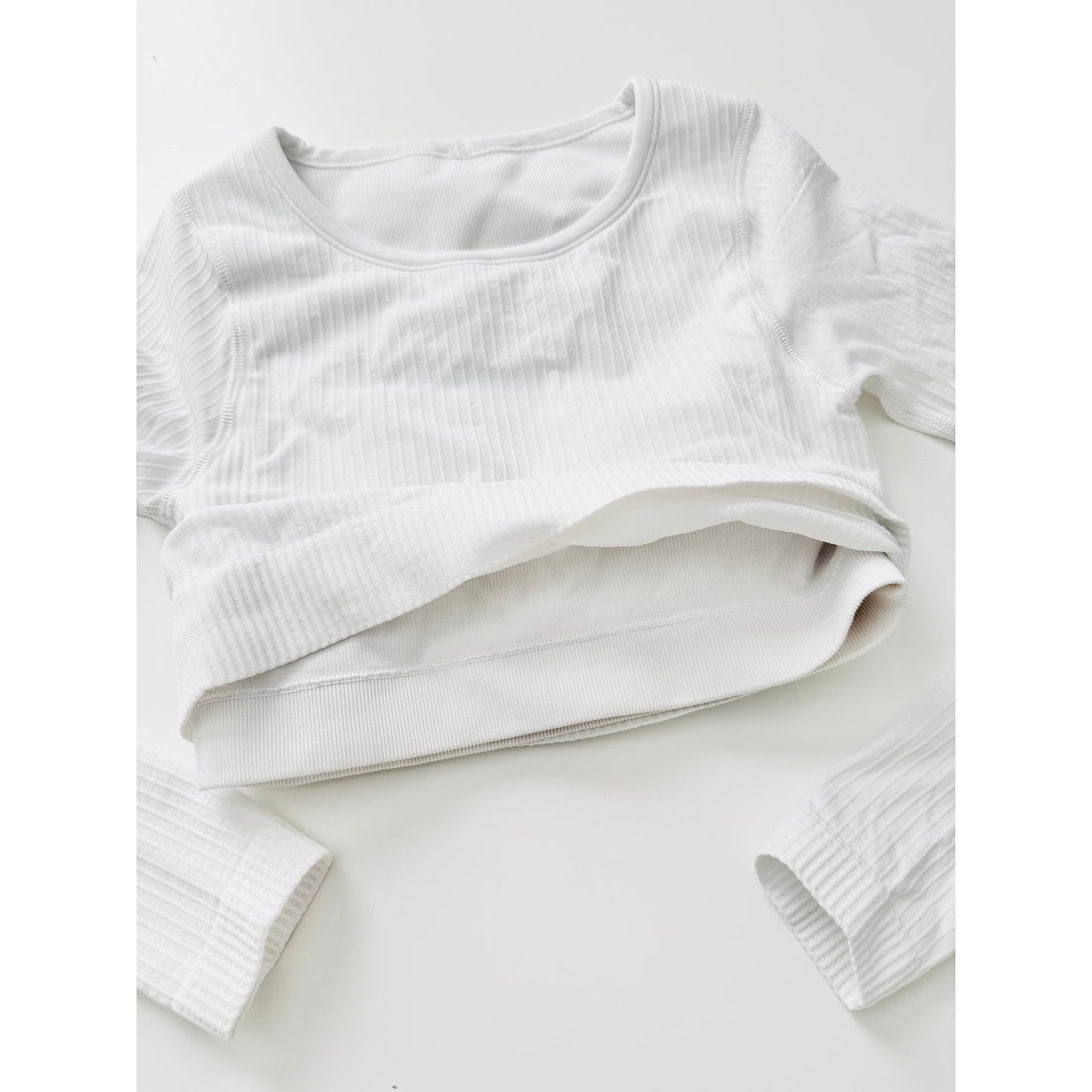 Lululemon Ebb to Street Long sleeve - white - Size 2