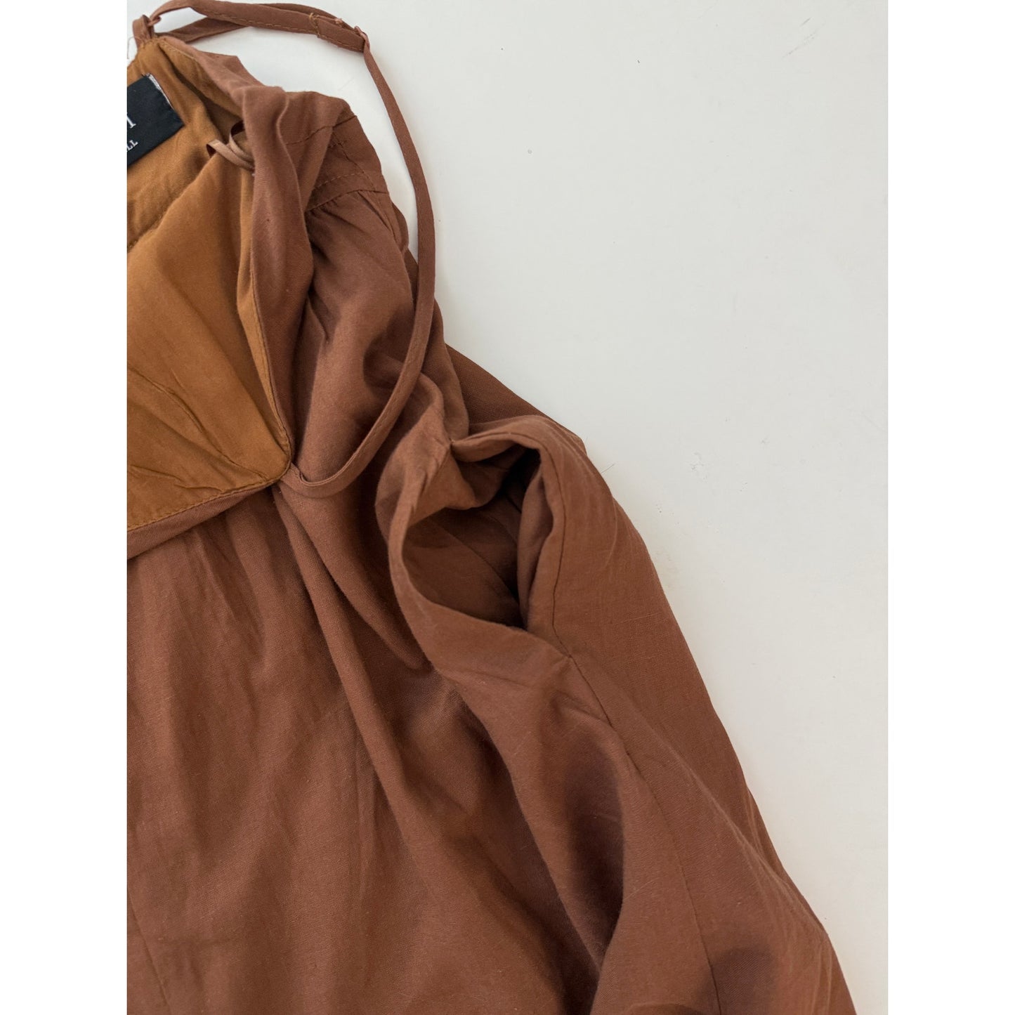 vici brown cami romper with pockets - size small