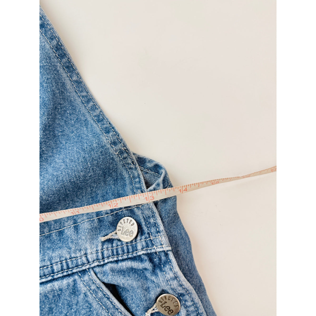 Lee denim straight leg overalls - size small