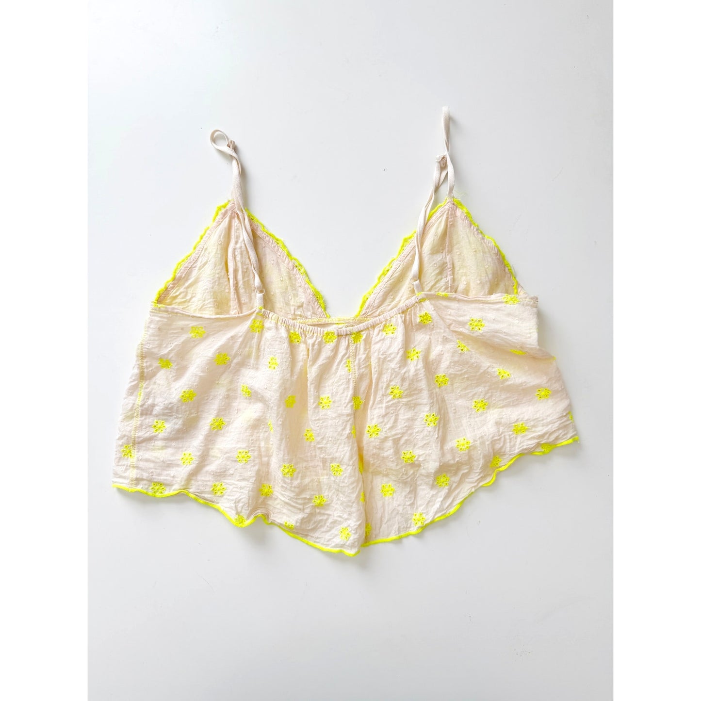 Free People catch the light eyelet tank - size large
