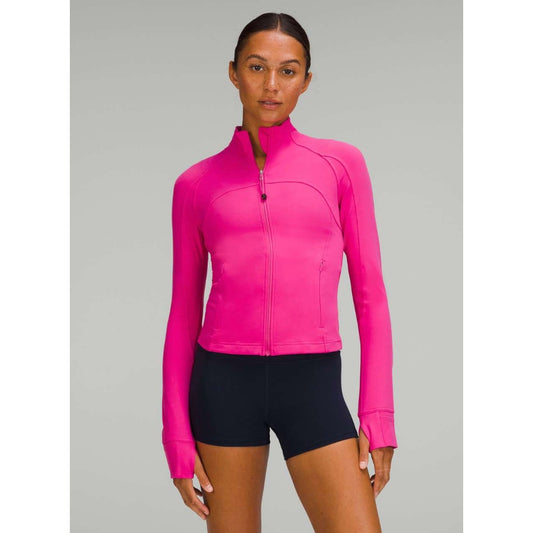 Lululemon sonic pink cropped define jacket - size 2