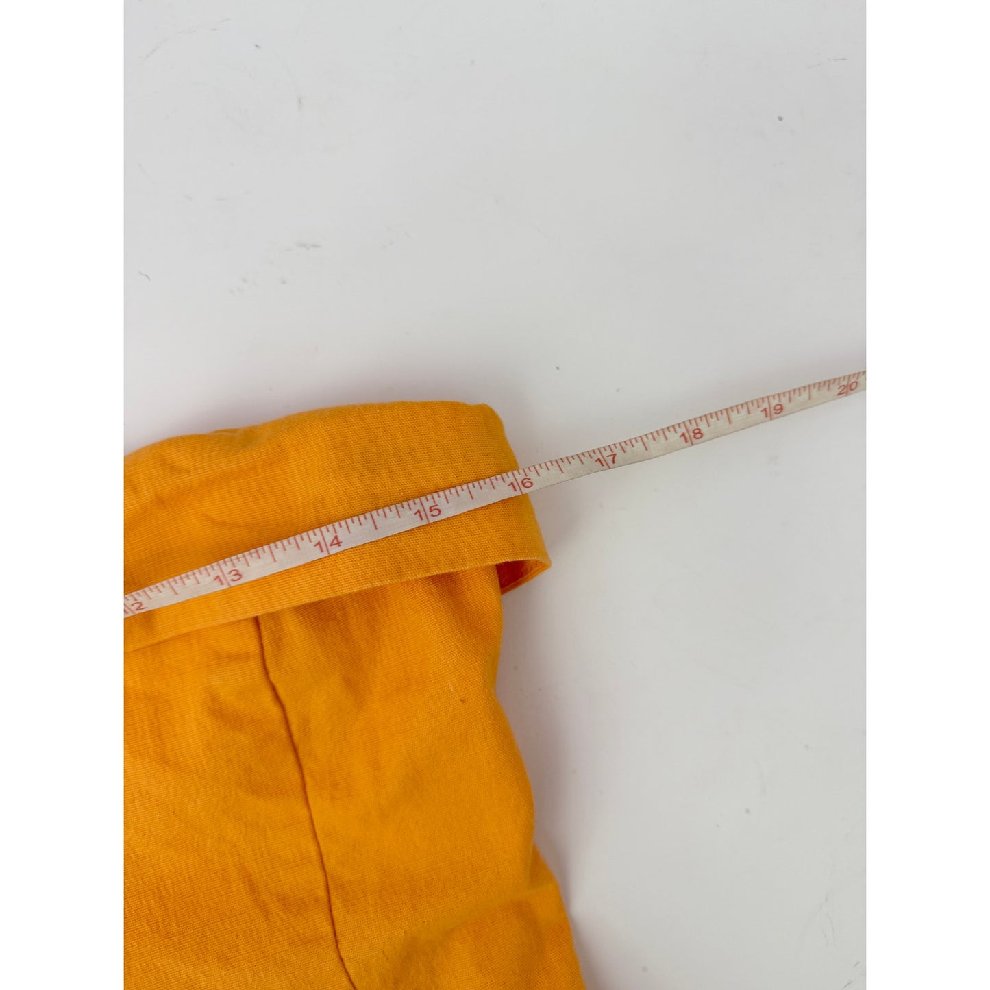 Sky to moon orange strapless mini dress - size large