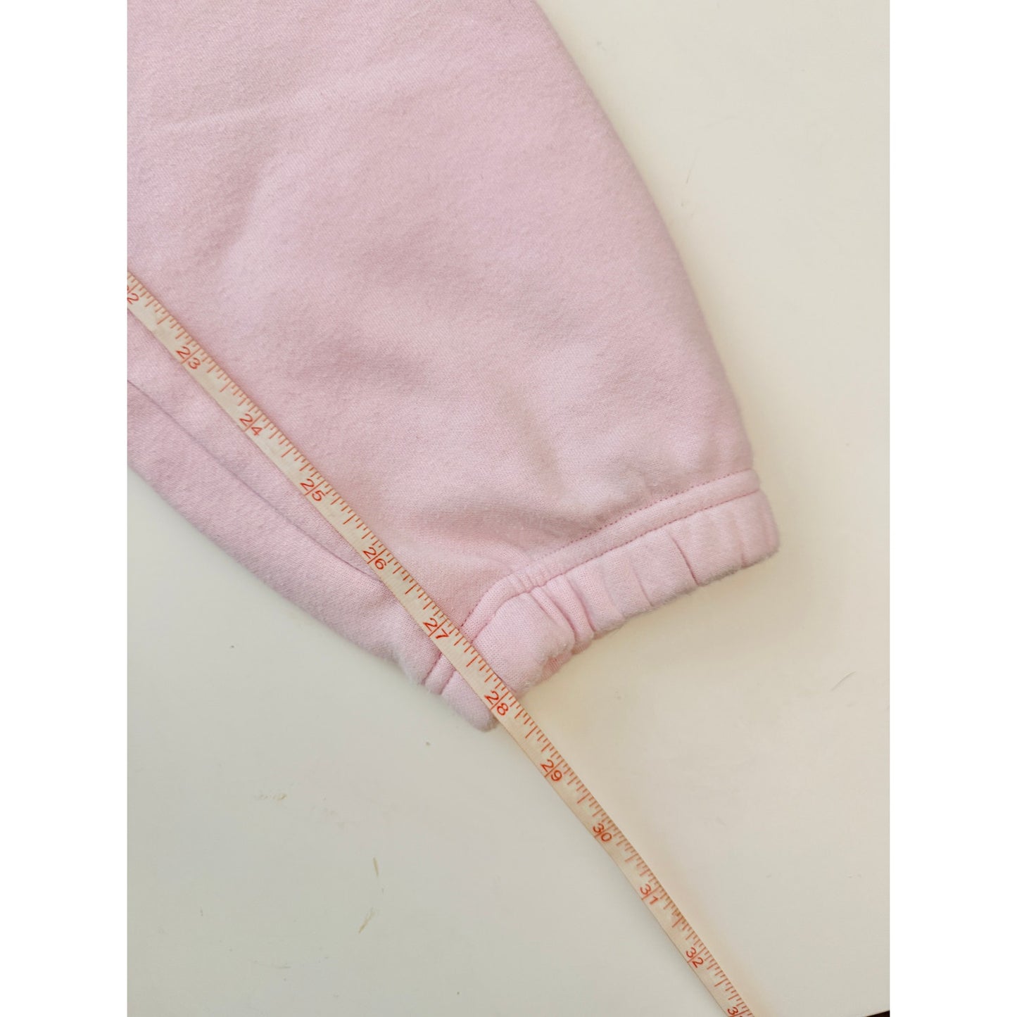 Skims pink cotton fleece joggers - size XS