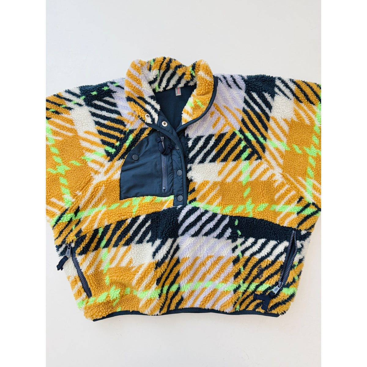 Free People FP Movement Hit the Slopes Printed Pullover - size small