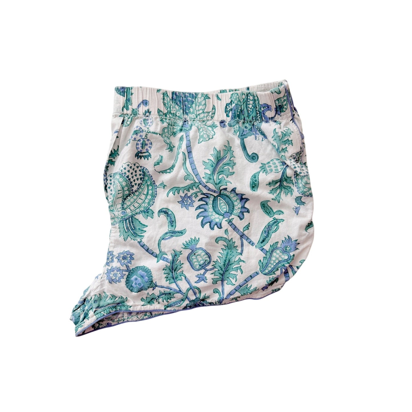 Roller rabbit teal pj shorts - size XL