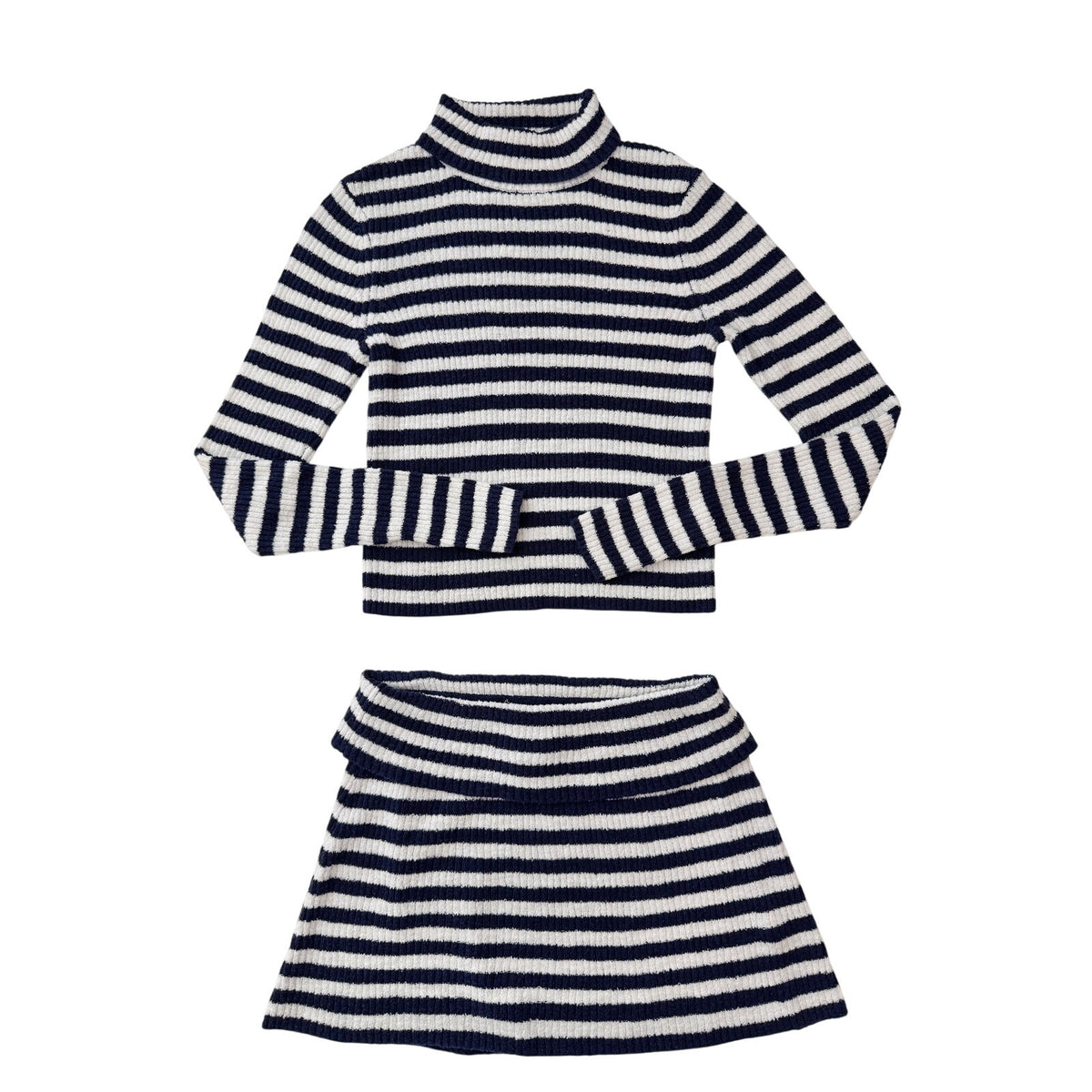 Free People striped turtleneck set - size medium